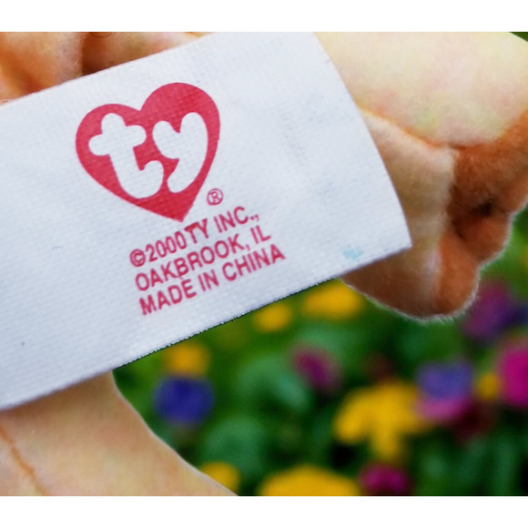 BUSHY THE LION - TY Beanie Baby - Teenie Beanie Babies (Year 2000) 7" - Picture 7 of 7